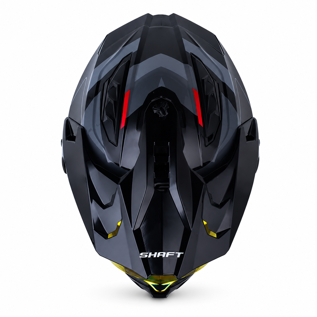 Casco Shaft MX360 Conway Gris/Rojo