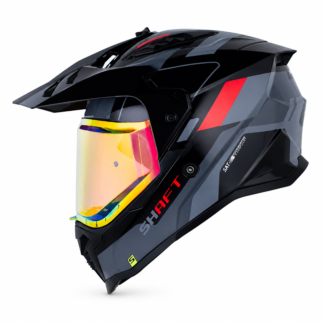 Casco Shaft MX360 Conway Gris/Rojo