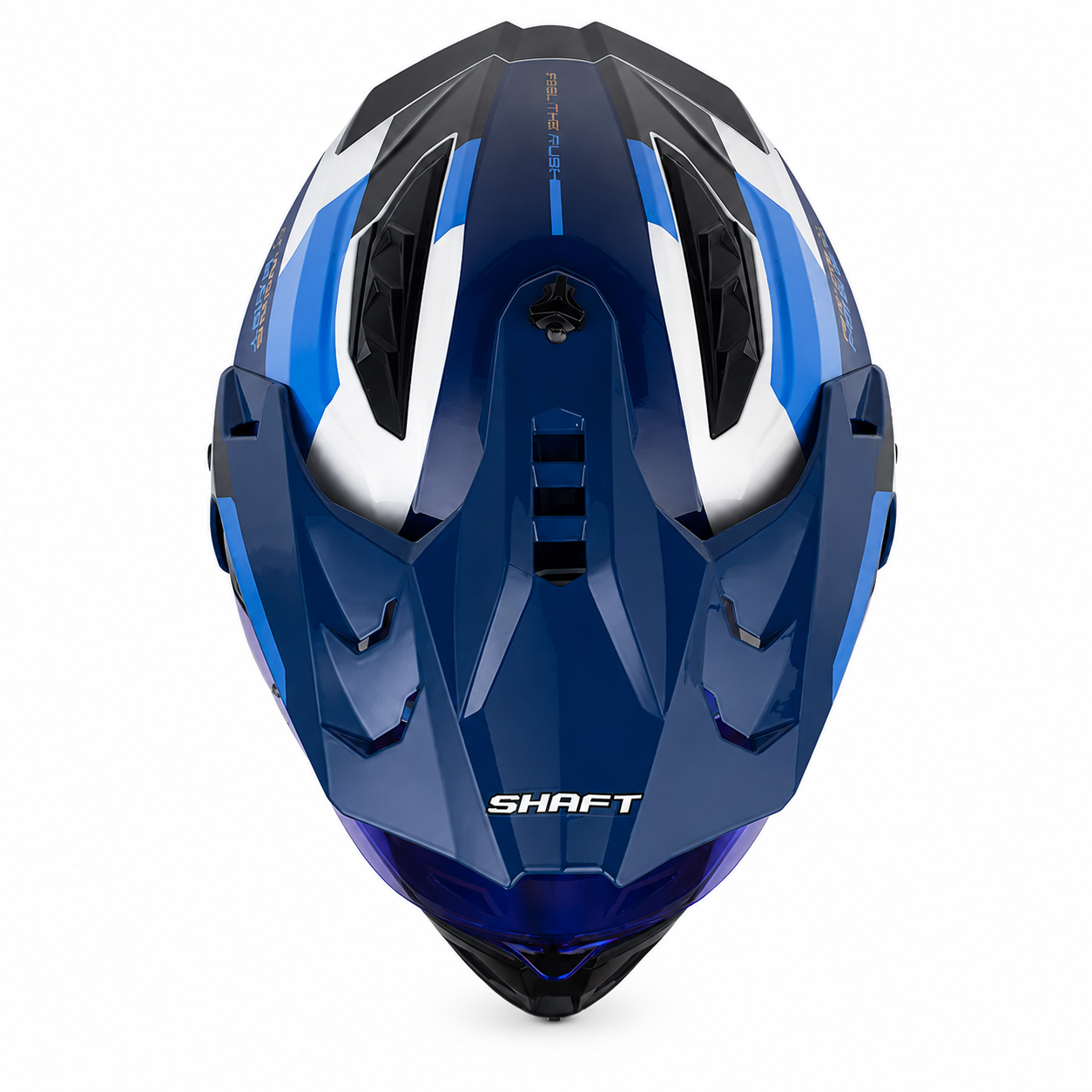 Casco Shaft MX360 Flush Gris/Azul