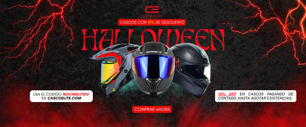 Noche Élite: 10% OFF en cascos seleccionados con NOCHEELITE10