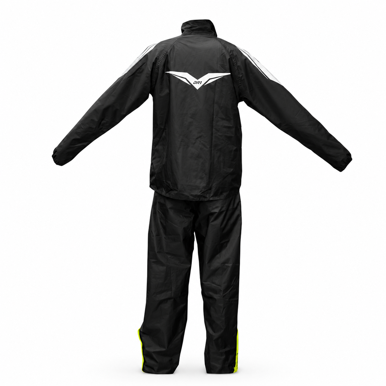 Traje Impermeable DR1 Street 3 Piezas Negro